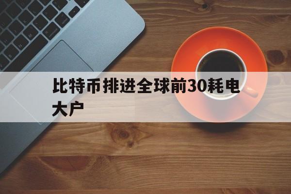 包含比特币排进全球前30耗电大户的词条